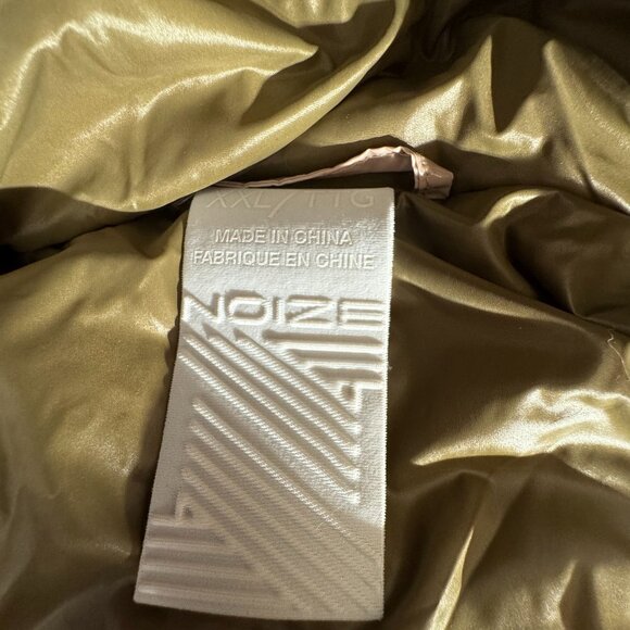 NWT Women's Noize Outerwear Puffer Pale Mauve Hooded Zipper Parka - XXL - Picture 9 of 16